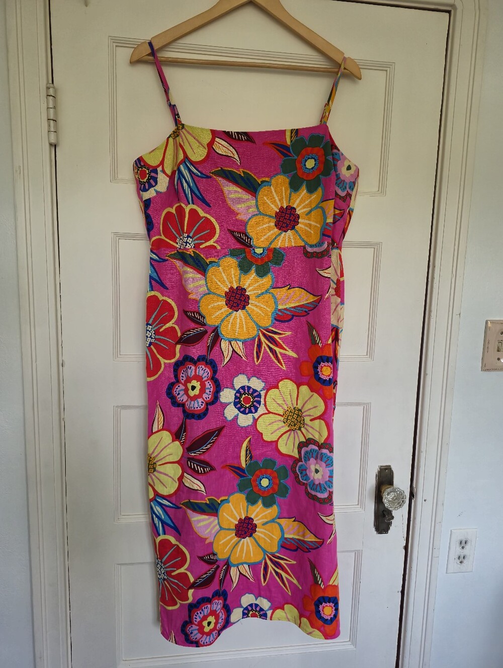 Linen Blend Dress By Rachel Zoe XL